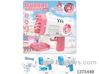 B/O 40-holes bubble gun with light
