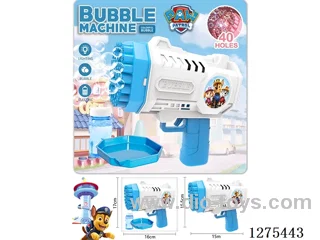 B/O 40-holes bubble gun with light