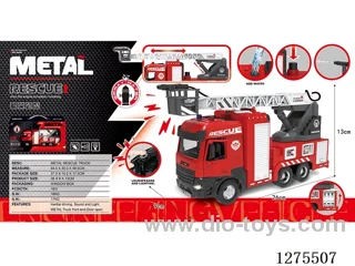 Alloy Inertial Aerial Ladder Fire Truck W L/M