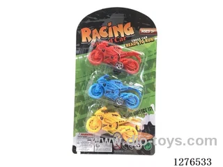 3PCS Pull-Back Motorcycles