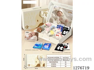 11PCS Baby Rattle Set (Tumbler + Boilable Rattle + Track-and-Follow Book / Cloth Book)