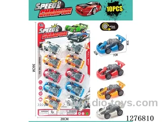 10PCS pull back toys