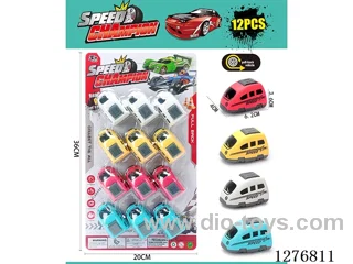 12PCS pull back toys