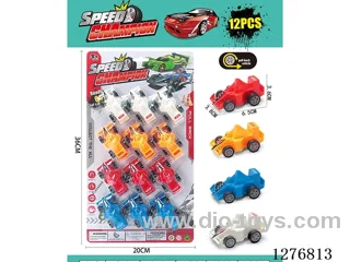 12PCS pull back toys