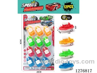 12PCS pull back toys