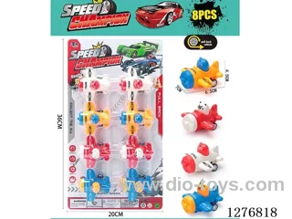 18PCS pull back toys