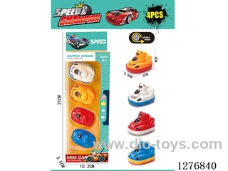 4PCS pull back toys