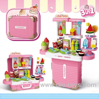 Sweet dessert suitcase