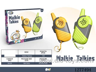Children's Walkie-Talkies (1 Pair), 500M Range