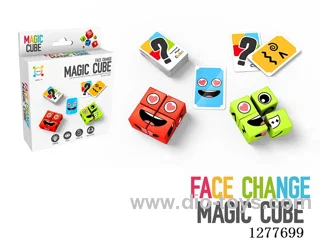 4-Player Face-Changing Cube Game