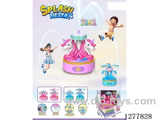 Rotating Unicorn 2-in-1 Water Sprinkler