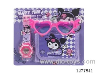 Watch, Wallet, and Glasses Set