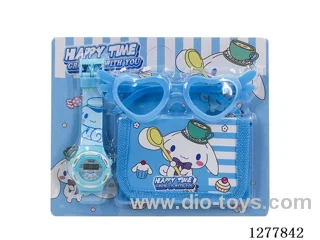 Watch, Wallet, and Glasses Set