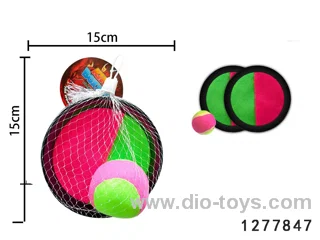 Velcro racket in net bag