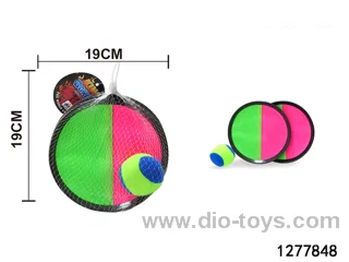 Velcro racket in net bag