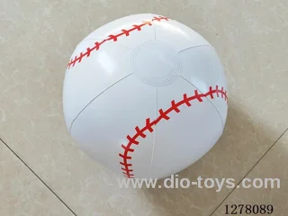Inflatable Toy - 16-inch White Baseball