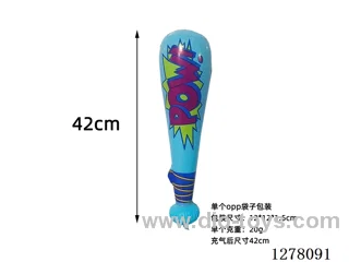 Inflatable Toy - 42cm Small Baseball Bat (Sky Blue)