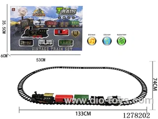 Electric Train Tracks W L/M 133*74CM
