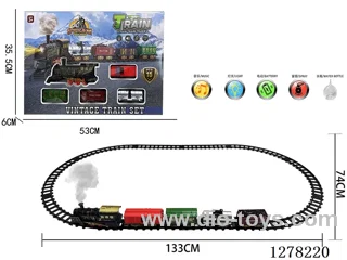 Electric Train Tracks W L/M/spray 133*74CM