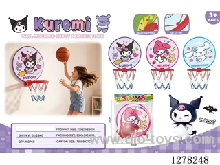 Sanrio Wall-Mounted Basketball Hoop