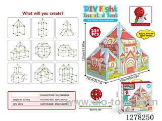 DIY Building Block Tent - Villa