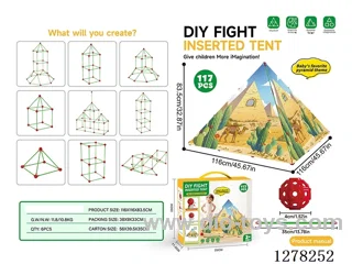 DIY Building Block Tent - Pyramid