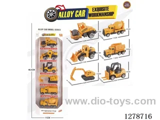 Free Wheel Alloy: 6 Construction Vehicles
