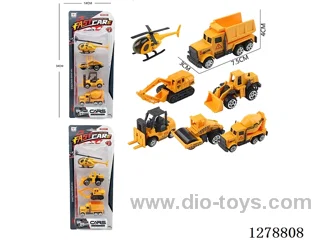 Free Wheel Alloy: 6 construction vehicles and 2 aircraft