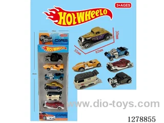 free wheel alloy car 6PCS