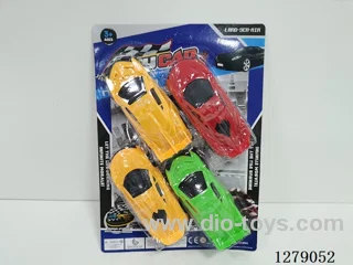 4 free wheel Racing cars