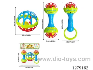 3PCS rattles