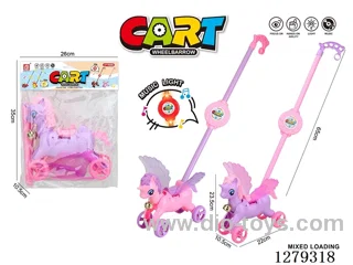 Push-Along Pegasus with Music Box (Batteries Not Included)