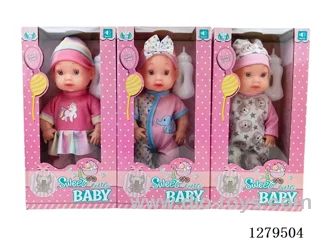 11inch vinyl head doll with 4 IC