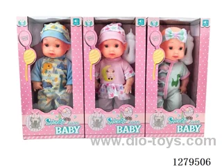 11inch vinyl head doll with 4 IC