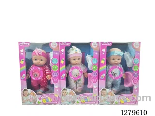 9inch vinyl doll (3 styles) with 12 IC set