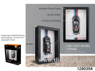 1:32 die-cast car m odel 3D Wall Hanging