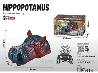 2.4G RC Hippo with Water Spray Function, Battery Included