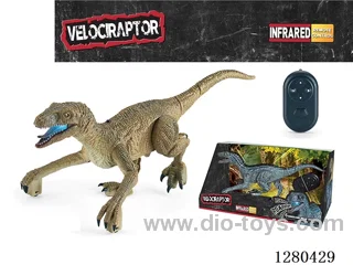Infrared Rampaging Velociraptor (Green) W L/M (Batteries Not Included)