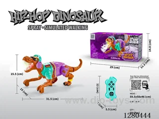 2.4G RC Spray Hip-Hop Dinosaur W L/M (Batteries Not Included)