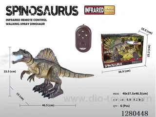 Infrared RC Raging Spray Iguanodon W L/M/spray (Batteries Not Included)