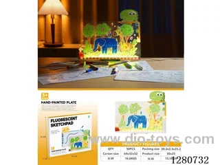 Dinosaur Drawing Board with Light