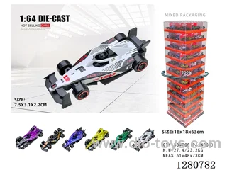 1:64 free wheel alloy car