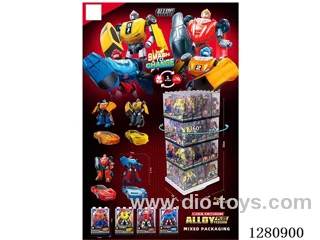 Alloy Deformed Race Cars 4 mixed
