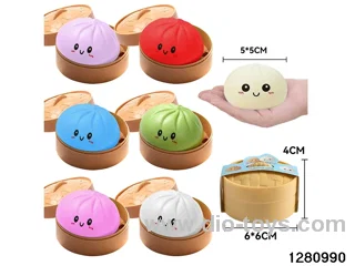 5cm squeeze dumpling toys in paper card