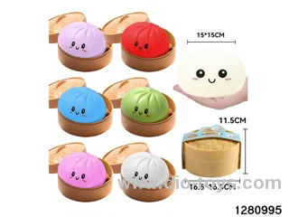 15cm squeeze dumpling toys in paper card