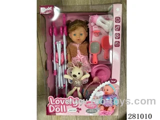 Eco-Friendly Doll Set (Plastic Car)