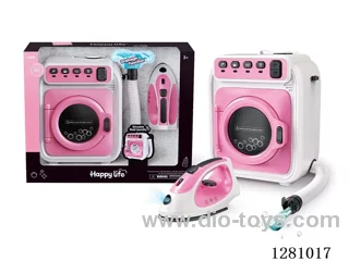 Electric Washing Machine W L/M + Iron (Requires 3+3 AA Batteries; Batteries Not Included)