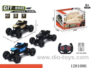 1:20 21CM 2.4G 4ch rc alloy car with light not included battery