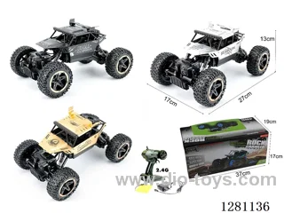 1:16 2.4G 4ch 4WD 28CM RC alloy car included battery