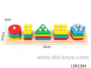 Geometric Shape Stacking Puzzle Toy